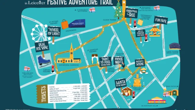 Festive Adventure Trail Map