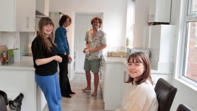 Students in house
